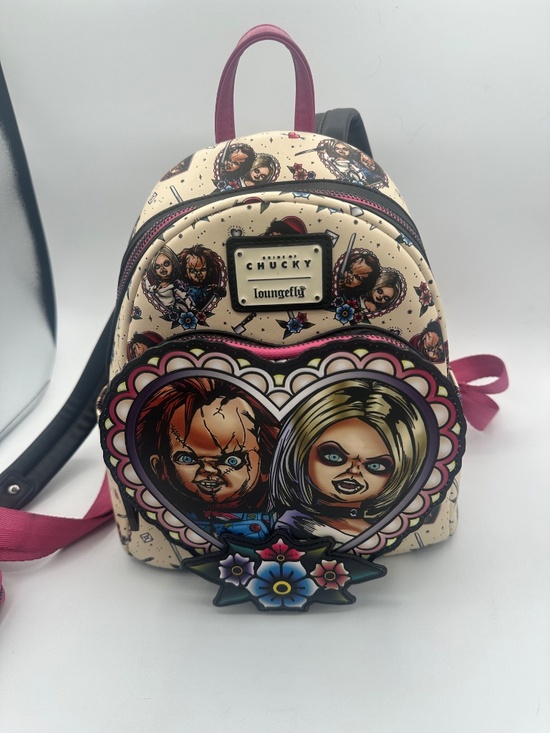Loungefly Chucky and Tiffany Backpack and Wallet